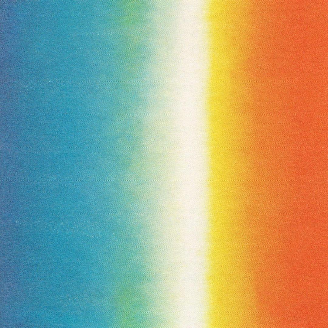 Artwork for the Insub. Distances project: illustration with a gradient transitioning from blue to orange