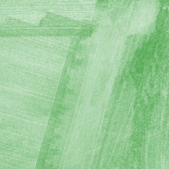 Artwork for the Insub. Polytopies project: aerial view field suggesting stylized geometry, repeating shapes and intersecting lines