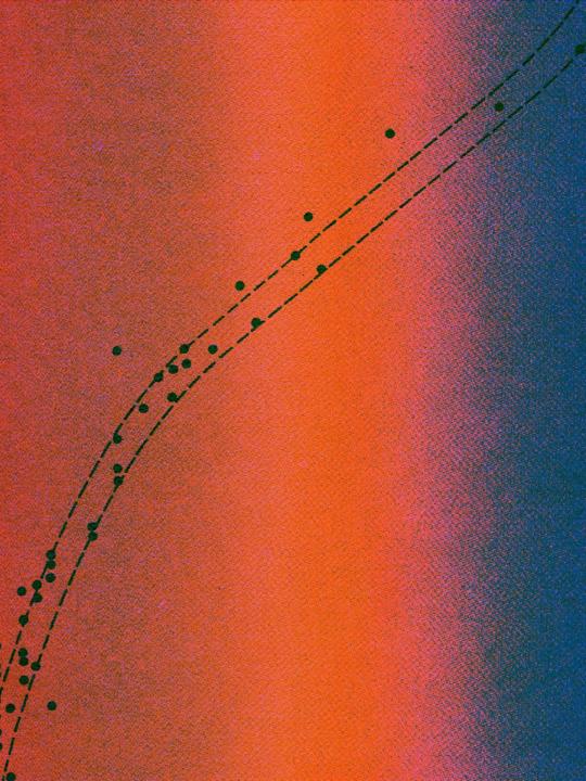 Artwork for the Insub. Distances piece no. 2: abstract illustration with a smooth gradient